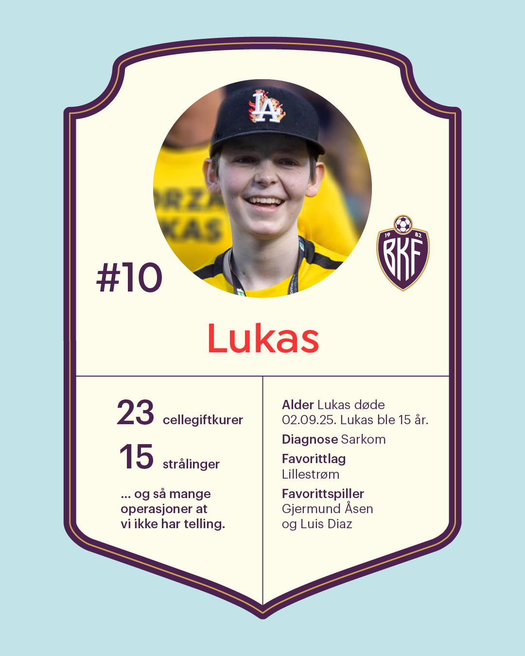 Verdens fineste lag spiller no 10