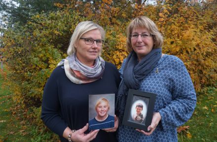 Marit Bernhardsen og Rita Kvien har begge mistet barnet sitt. Foto: Lina Tørum